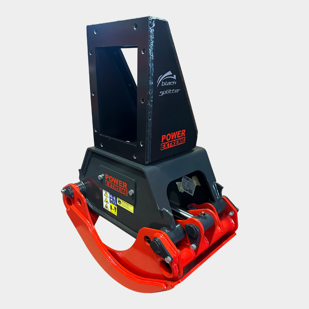 Anbaubock für Greifer für Kegelspalter massiv bis 20 Tonnen